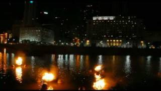 Waterfire on the Riverfront  Columbus Ohio 09 [upl. by Waterman]