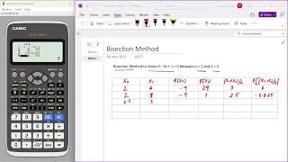 Bisection Method in Minutes Table Mode UPSC Math Optional Calculator Series [upl. by Eyllek]