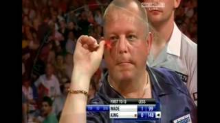 Premier League Darts 2009 Final James Wade vs Mervyn King [upl. by Anrehs]