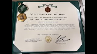 368 Army Commendation Medal Presentation [upl. by Rather484]