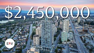 Inside This 2450000 View Penthouse  Vancouver Penthouse Tour [upl. by Sykleb672]