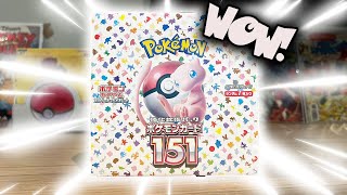 Opening Pokémon 151 Japanese Booster Box  ITS AMAZING [upl. by Anahpos]