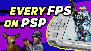 FirstPerson Shooters on PSP  Trying all 16 Games [upl. by Lamori]