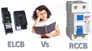 difference between elcb and rccb ELCB vs RCCB ELCB vs RCD [upl. by Selden]