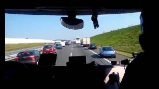 Korytarz ratunkowy  Autostrada A4   OSP Czarnochowice [upl. by Georgeanne]