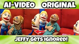 SML Movie Jeffy Gets Ignored  ORIGINAL VS AIVERSION SIDE BY SIDE [upl. by Ecyak]