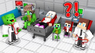 Mikey Family and JJ Family Need a SURGERY in Minecraft Maizen [upl. by Ahtelrac]