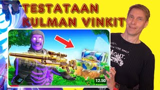 AitoKulman Fortnite vinkit testissä VOITANKO [upl. by Koerlin]