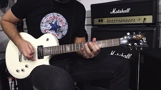 ESP LTD EC50 WH  Demo Guitar [upl. by Arahsak]