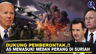 DUKUNG PEMBERONTAK JET TEMPUR AS IKUT MENYERANG Fakta Amerika Serikat Memasuki Medan Perang Suriah [upl. by Luy]