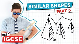 Similar Shapes examples Part 5IGCSE Mathematics [upl. by Dall]