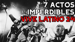 ¡7 Bandas IMPERDIBLES del Vive Latino 2024 [upl. by Warden]