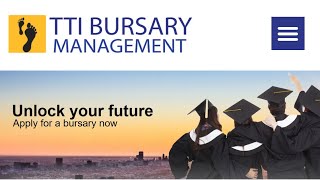 TTI BURSARY APPLICATION 2024 [upl. by Tollmann]