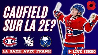 Canadiens VS Sabres 11 novembre 2024 LIVE [upl. by Seymour]