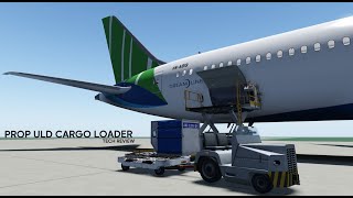 Filling containers  PROP ULD Cargo Loader Review  Tech with Tom [upl. by Hsatan]