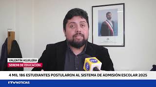 Resultados del SAE 2025 en Magallanes se postularon 4186 estudiantes [upl. by Dimo]