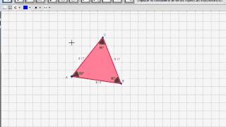 Défi 1 GéoGébra triangle équilatéral et carré [upl. by Akinek812]