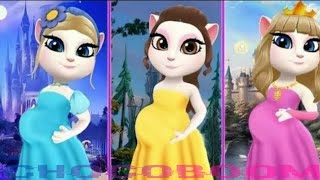 Disney Princesses Pregnant 💕Cindirella vs Bella vs Aurora VS New Update Cosplay Cindirella aurora❤ [upl. by Barrow]