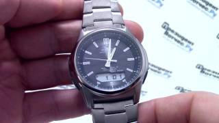 Часы Casio WAVE CEPTOR WVAM630TD1A WVAM630TD1AER  видео обзор от PresidentWatchesRu [upl. by Wake]