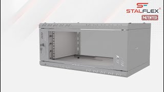 NL Szafa RACK Standard 19 4U 350 grijs glas [upl. by Menides608]