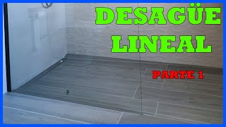 📢PLATO DE DUCHA DE OBRA📢 CON CANAL LINEAL PARTE 1 2022 [upl. by Enerahs]