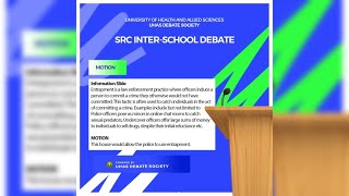 UHAS SRC INTERSCH DEBATE  10TH WEEK CELEBRATION [upl. by Akemrehs]