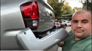 How To Replace Toyota Tacoma Bumper End Caps [upl. by Noryt]