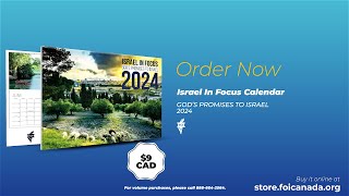 2024 Israel In Focus Calendar Canada [upl. by Tailor993]