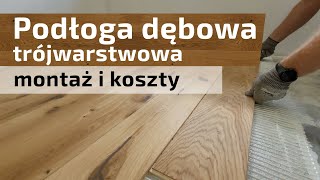 Podłogi drewniane  montaż na klej koszty [upl. by Anuahsat]