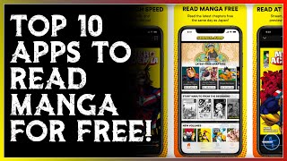 Top 10 Best Manga Reader Apps For Both IOS amp Android  Where To Read Manga for FREE and Legally [upl. by Amekahs338]