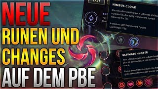 Neue Runen  Runen Changes auf dem PBE League of Legends Deutsch  German [upl. by Knut]