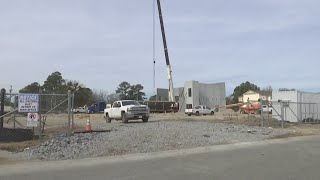 Progress being made on New Berns new rec center [upl. by Annairda]