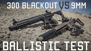 300 BLACKOUT vs 9MM  Ballistic Gel Test  Tactical Rifleman [upl. by Ellehcem832]