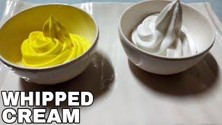 HOW TO MAKE WHIPPED CREAM  whippedaddspicetotaste [upl. by Inerney]