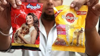 Pedigree Vs DroolsDog feed ReviewBest dog feed [upl. by Anivahs]