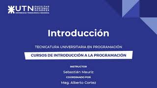 1  Introducción al curso de ingreso UTN 2021 [upl. by Asilanna]