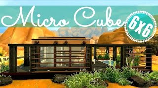 Sims 4  House Build Micro Cube  Only 6x6 [upl. by Jasik]