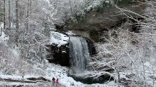 Brevard North Carolina  Looking Glass Falls in the Pisgah National Forest [upl. by Harbard]