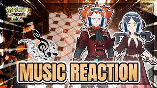 🎵 Reacting to Decisive Lysandre and Kalos Elite Four Themes  Pokemon Masters EX Music Reaction [upl. by Fia102]