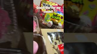 Snack snacks snackbar organizing fypシ゚viral preppy restock haul candy food yummy fyp [upl. by Deerc]