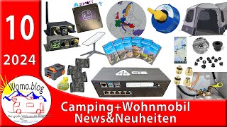 Camping und Wohnmobil NewsampNeuheiten 102024 [upl. by Nonnahsal]