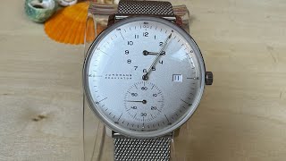 Junghans Max Bill Regulator Silver Dial [upl. by Citarella]