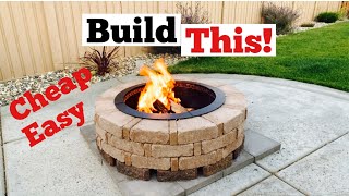 Save Money and DIY a Smokeless Fire Pit Build a Pavestone Rumblestone Smokeless Firepit for cheap [upl. by Hastie]