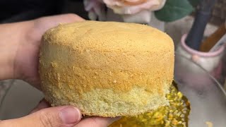 Best Vanilla Sponge Cake  2 Eggs Sponge Cake  Cotton Soft Vanilla Sponge Cake Recipe [upl. by Vaclava]