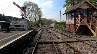 Drivers Eye View  Kent amp East Sussex Railway  Tenterden to Bodiam  4K [upl. by Ahsienar]