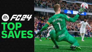 EA FC 24  Best Goalkeeper Saves 1 [upl. by Sydel]