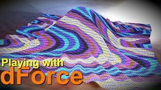 Daz Studio dForce  Draping a Blanket Using Only Primitives [upl. by O'Doneven]