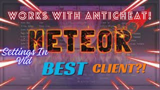 BEST HACKS  WORKS WITH ANTICHEAT  Meteor Client Settings Minecraft [upl. by Davin]