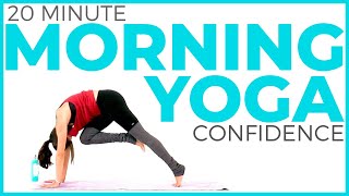 20 minute ENERGIZING Morning Yoga for Posture amp Confidence [upl. by Sully]