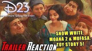 Snow White Moana 2 Mufasa  Angry Trailer Reactions [upl. by Gabey]